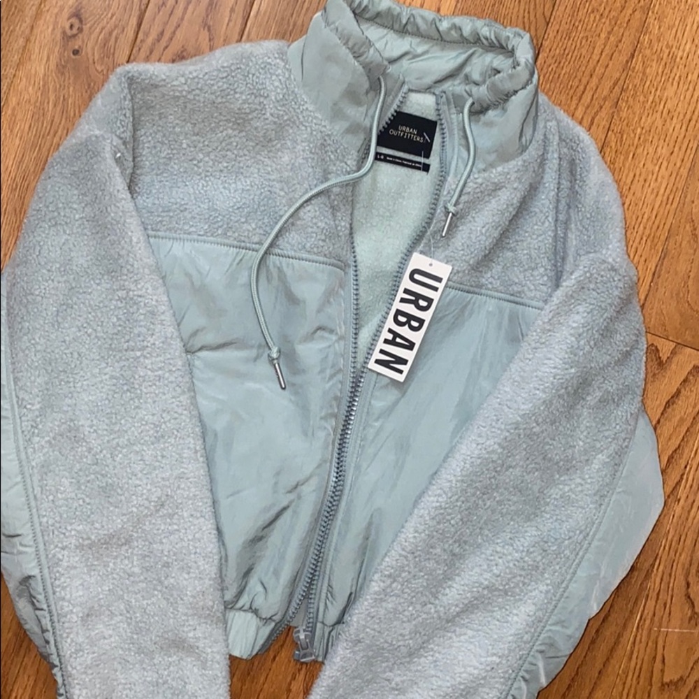 Never Worn Urban Outfitters Mint Jacket